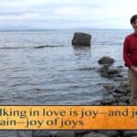 Sulking in love is joy—and joining / Again—joy of joys